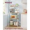 VASAGLE Kitchen Bakers Rack with Power Outlet, Coffee Bar 4-Tier
