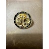 Unbranded Process Server Lapel Pin - Gold Black - Security