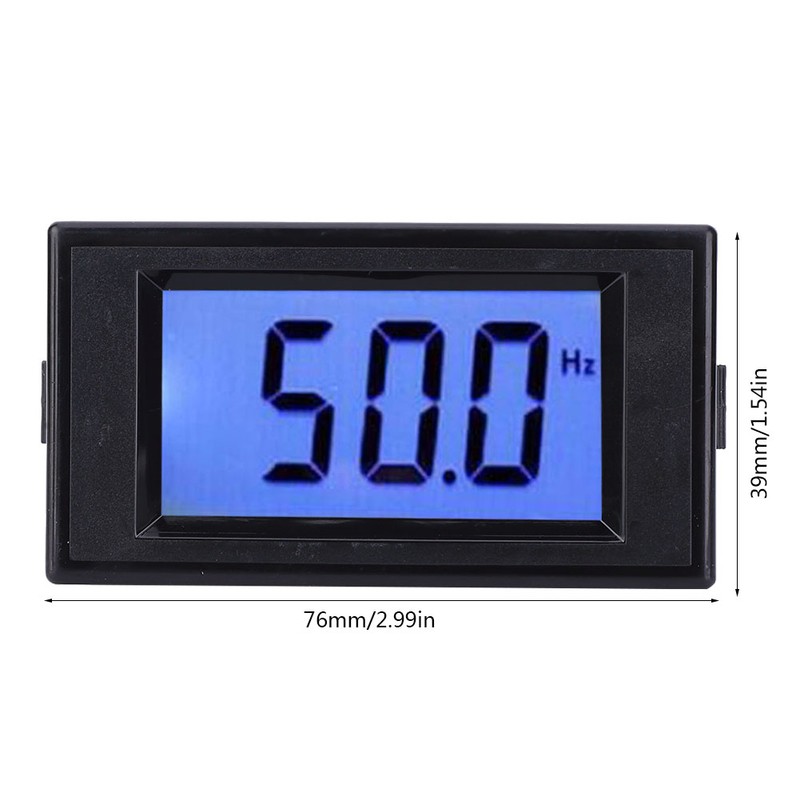 D69‑HZ Digital Display Frequency Meter 45.0~65.0Hz AC80~300V Cymometer with LCD