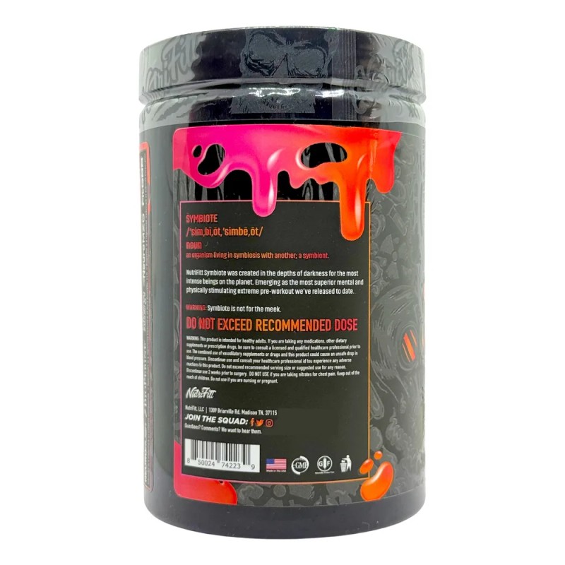 Preentreno Symbiote 380 G Apocalyptic Sherbet Nutrifitt Sorbete De Arcoiris