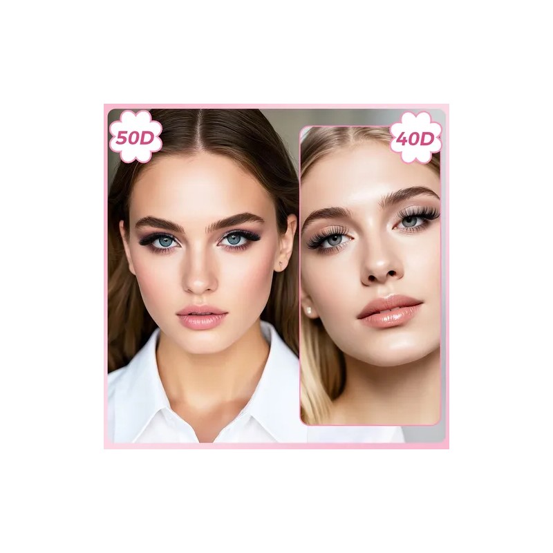 804 Kit Pestañas Maquillaje Diy Extension 9-18mm 30d 40d 50d