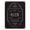 trendaffe - The Gin Logo Metal Sign 15 x 20