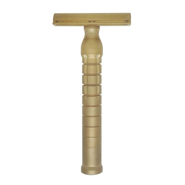 The Goodfellas' Smile, Bayonetta Double Edge Safety Razor, 100% CNC Machined Brass, Made in italy, JUST LAUNCHED FOR 2024
