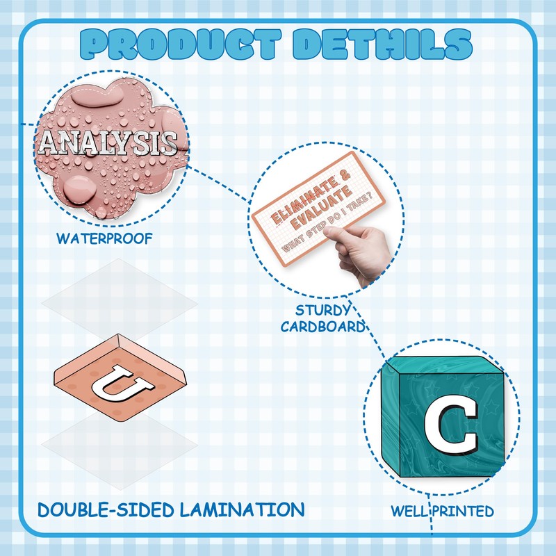 Math Bulletin Board Decorations - 57pcs Cubes and Ups Math