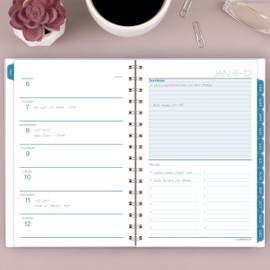 Cambridge 2025 Planner, Weekly & Monthly, 5-1/2" x 8-1/2", Small, Glacier (1727-200-25)