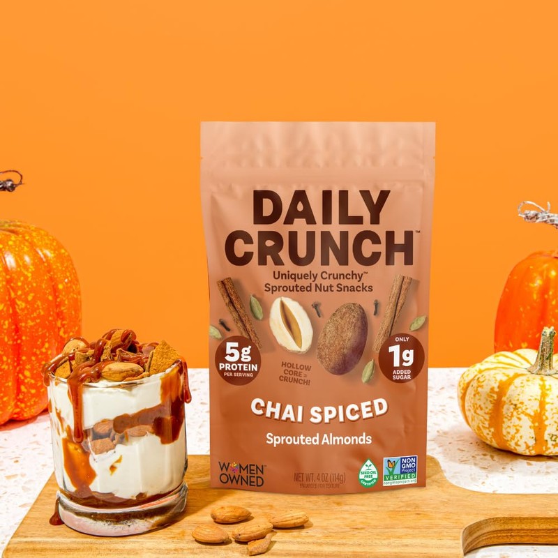 Daily Crunch Sprouted Almonds and Dehydrated nuts for a Unique