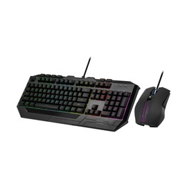 Cooler Master Devastator 3 RGB Gaming Keyboard | Mouse Combo, 6-Zone RGB Keyboard, 26-Key Rollover, Ambidextrous Mouse, 5-Zone RGB Mouse, Optical Sensor, 4800 DPI, Dedicated Media Keys