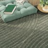 Paco Home Modern Area Rug with Raised Curved Line Pattern