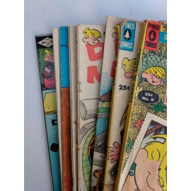 Dennis The Menace Vintage Comic Books Big Lot Fun Cartoon Classics Bronze Age