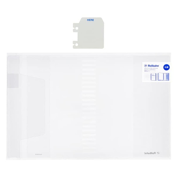 Delphonics 2-Piece Set, Ring Use, Memo Cover, Clear Antibacterial A5/Rolburn