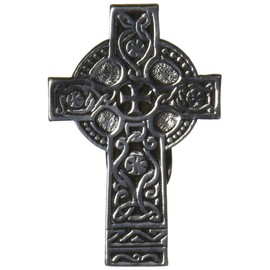 Cathedral Art Auto Visor Clip, Celtic Cross