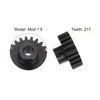 sourcing map Mod 1.5 Pinion Gear Set 8mm Shaft 20T
