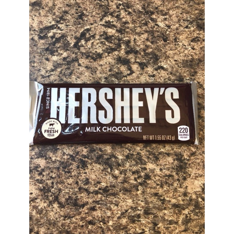Hershey's 3 X Hershey’s Milk Chocolate Bars 1.55 oz Each