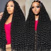 DOSYVI 30 inch Deep Wave Lace Front Wigs Human Hair