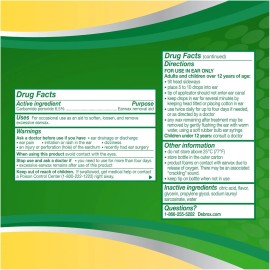 Debrox Ear Wax Removal Drops, Gentle Microfoam Ear Wax Remover, 0.5 Fl Oz Pack