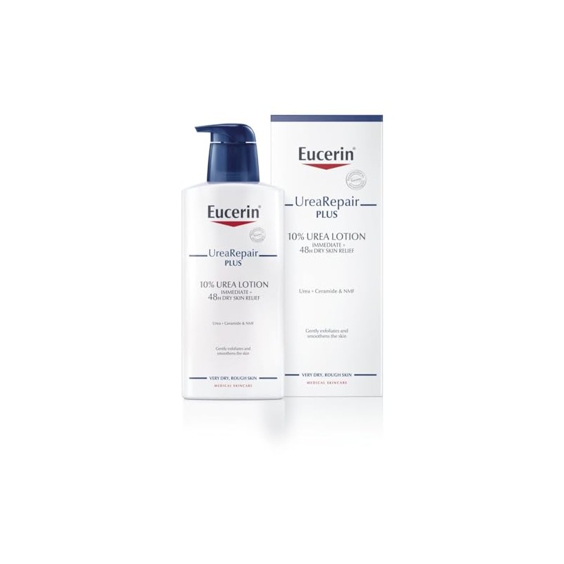 Eucerin 10% UreaRepair Plus Lotion,Immediate+Dry Skin Relief for 48 Hours