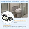 36387 Wall Switch for The Tecma RV Toilet Silence Plus,