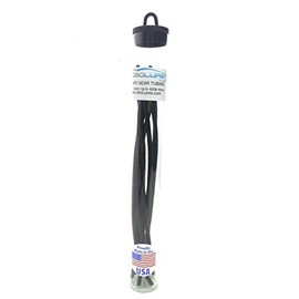 Lobo Lures Black Ultra Flexible 2.4mm Rigging Chafe Guard Gear up to 400lb Test | Rigging Chafe Gear |