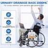 PER4MANCE 10 Pack Urinary Drainage Bag with Anti-Reflux Chamber, Urine