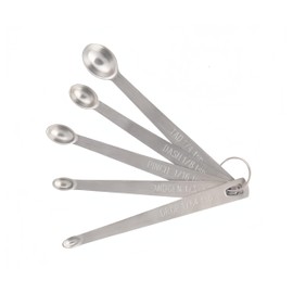 LIUSM Mini Measuring Spoons Set,Stainless Steel Measuring Spoons Set (Set of 5)