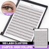 Bodermincer Extensiones de pestaas individuales, 240 paquetes de rizo D,