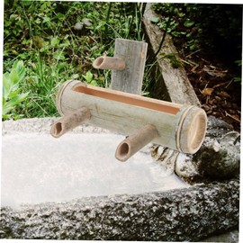 Sosoport 1set Bamboo Water Fountain Kit for Fish Tank Bamboo Cycling Fountain for Outdoor Water Features Decorative Aquarium Decor Unique for Gardeners and Fish