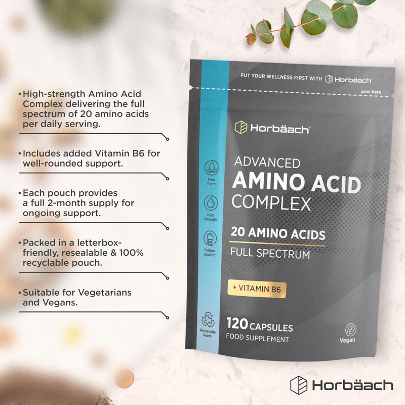 Amino Acid Supplement | Essential Complex | All BCAA &
