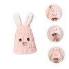 DECHOUS Cute Rabbit Ear Hair Towel Wrap for Absorbent Dry