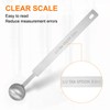 sourcing map 4pcs Single Measuring Spoon Set 1/4 1/2 1