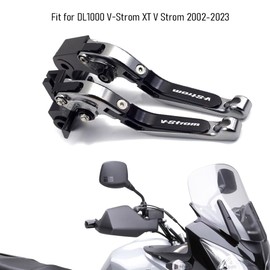 for Suzuki DL1000 V-Strom XT V Strom 2002-2023 2023 Motorbike Accessories Handle Brakes Clutch Levers Vstrom DL 1000 XT (Grey), Gray, Motorcycle Brake Clutch