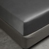 Fitted Sheet 160 x 200 cm Bamboo Grey Fitted Sheet