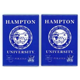 HAMPTON UNIVERSITY - PIRATES - Magnets (Set of 2)  HBCU (2 1/2" X 3 1/2") - HBCU