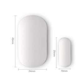 SS130 Wireless Door Open Chime- Long Range Magnetic Door Entry Alert Security Contact Sensor - Door Chimes when Door Opens - 95db Loud Wireless Doorbell Plugin Receiver & 52 Chimes & Adjustable Volume