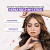 CHARMACY Multichrome 2 in 1 Cream Eyeshadow Stick, Waterproof Eye