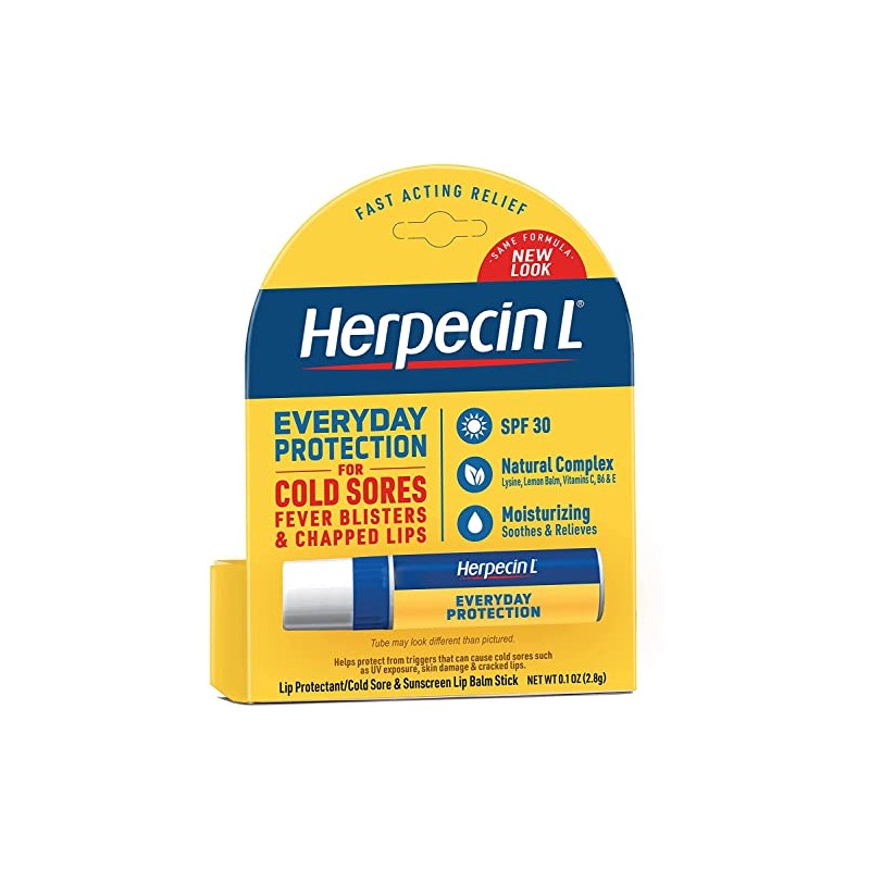 Herpecin L Cold Sore Lip Balm Stick - 0.1 oz.