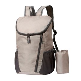 QUINTRA Custom Outdoor Pocket Waterproof Foldable Lightweight Bag Outdoor Portable Fixed Sports Backpack for Hiking and Travel Backpacks for School Teenagers, gray, One Size