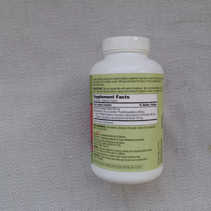 trunature One Per Day Cranberry 650 mg, 140 Vegetarian Capsules