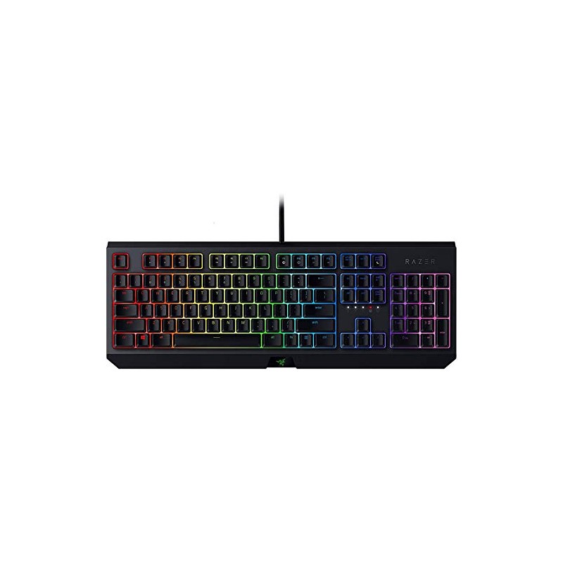 Razer BlackWidow Wired Gaming Mechanical Green Switch Keyboard with Chroma