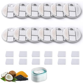 12-Pack Replacement Filters for Petlibro Capsule Dog Fountain PLWF008, Dog Water Dispensers Filter