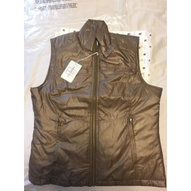 TEHAMA Brown Embroidered Tehama Woman’s Vest New Small