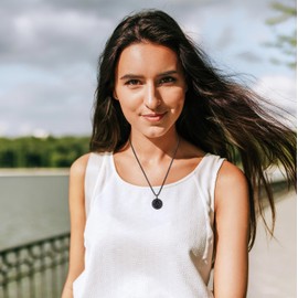 COAI Hamsa Necklace Black Obsidian Stone Hands of Fatima Necklace for Men Women