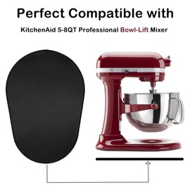 Mixer Mover Sliding Mats for Kitchen aid Stand Mixer With 2 Cord Organizers,Slider Mat Pad Kitchen Appliance Slide Mats Pads Compatible with Kitchen aid 5-8QT Professional Bowl-lift Mixer
