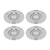 4Pcs M5 Flush Ring Pull Round Wear Proof Stainless Steel