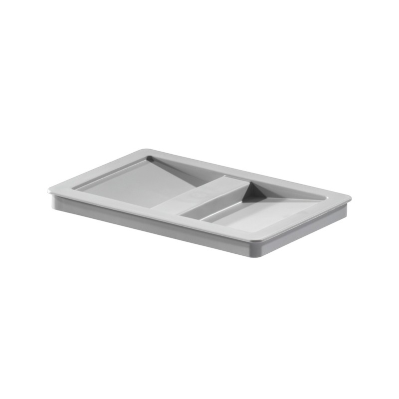 Hailo Inner Bin Plastic Grey Double 255 mm Height with