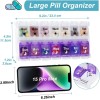 Ezy Dose Weekly Pill Planner Organizer XL Easy Use AM/PM