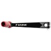 TUSK Folding Shift Lever Black/Red Tip Compatible with Honda CRF450R