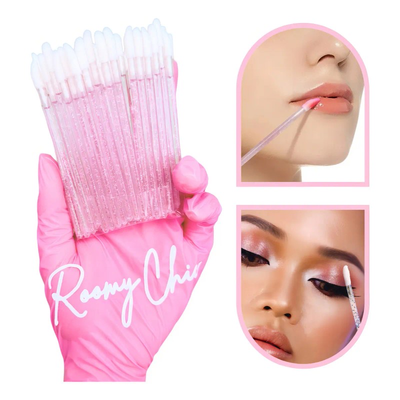 300pzs Lip Brush Desechable Para Pestañas Microblading Labio