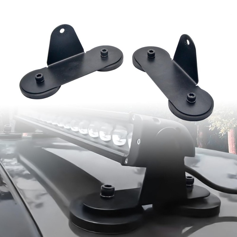 Riloer 2 Pcs Magnetic Base Led Work Light Bar Mounting