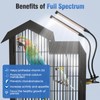 Bird Lighting Bird Cage Light Fixture Combo Kit Full Spectrum