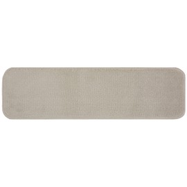 Trendy Stair Tread Treads Indoor Skid Slip Resistant Carpet Stair Tread Treads Machine Washable 8 ½ inch x 30 inch (1 Piece, Smoke White)